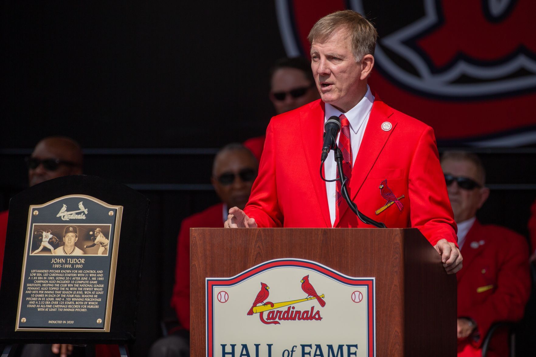 Cardinals Hall of Fame induction ceremony